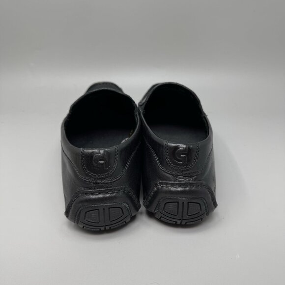 Cole Haan Grand+ Venetian Drivers Leather Driving Loafer Size 10.5 Black Shoe